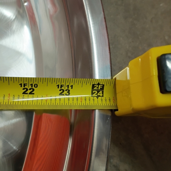 Round Silver Metal Tray - Picture 3 of 3